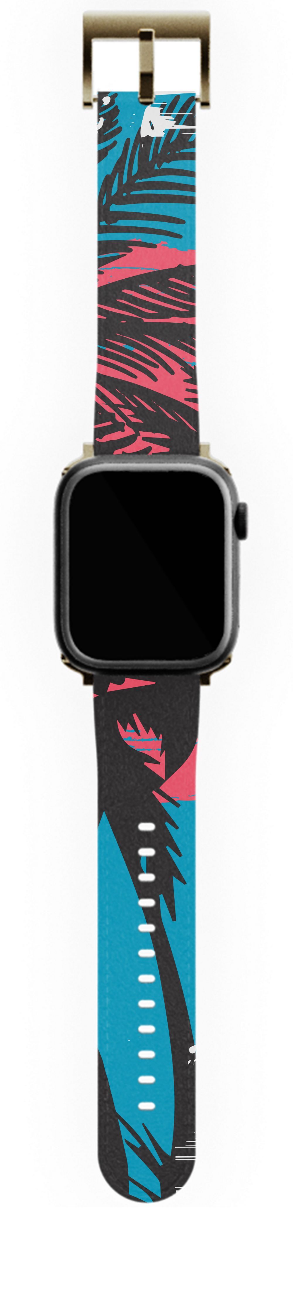 Palm Trees and Sun Apple Watch Bands