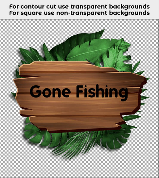 Gone Fishing Magnet