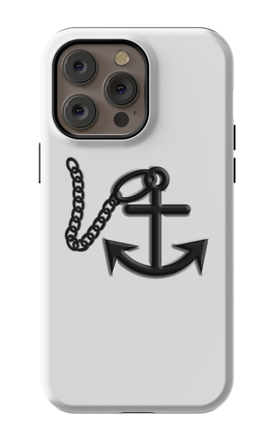Apple Phone Case with Anchor & Chain