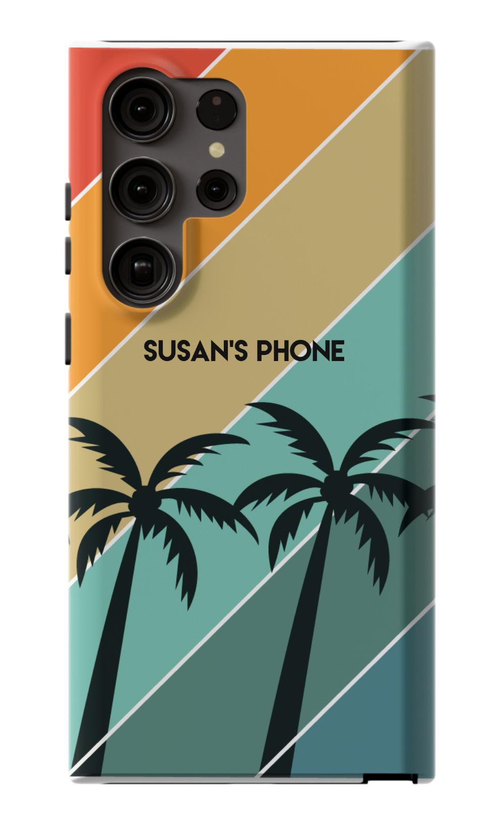 Retro Sunset Vector Phone Case