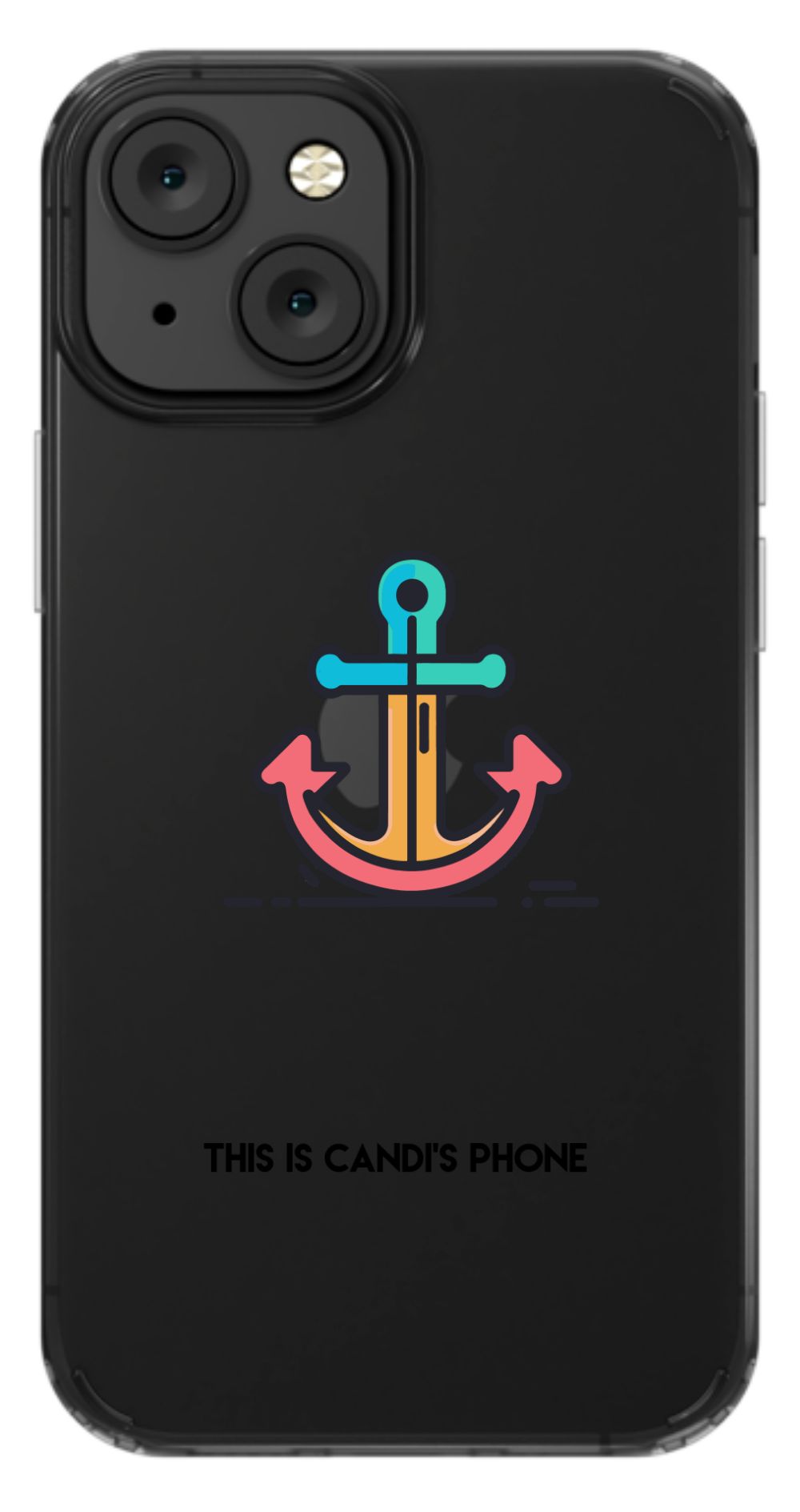 Apple Phone Case with colorful Anchor