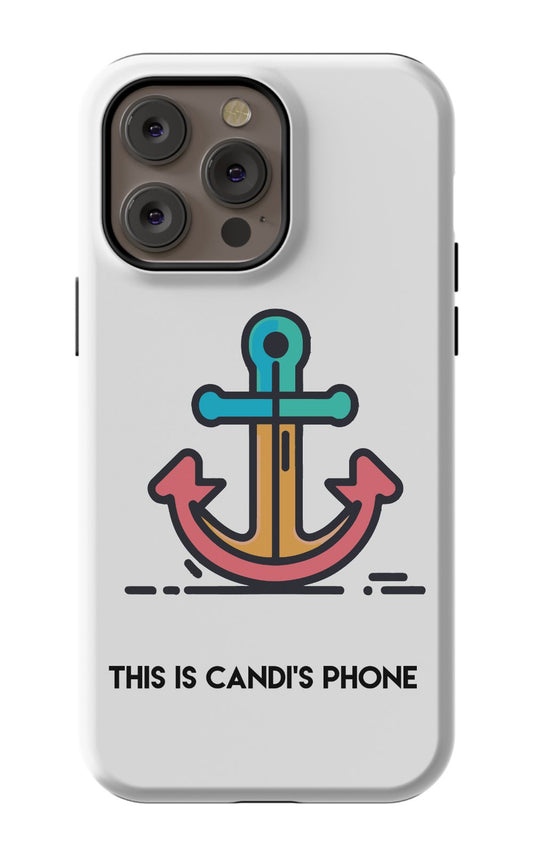 Apple Phone Case with colorful Anchor