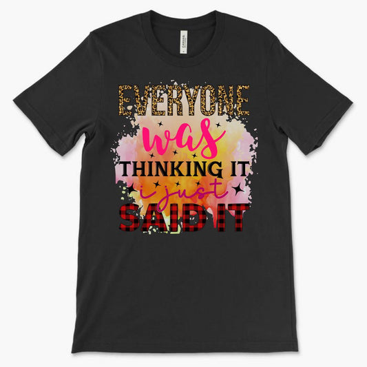 Bella Canvas shirt with your saying
